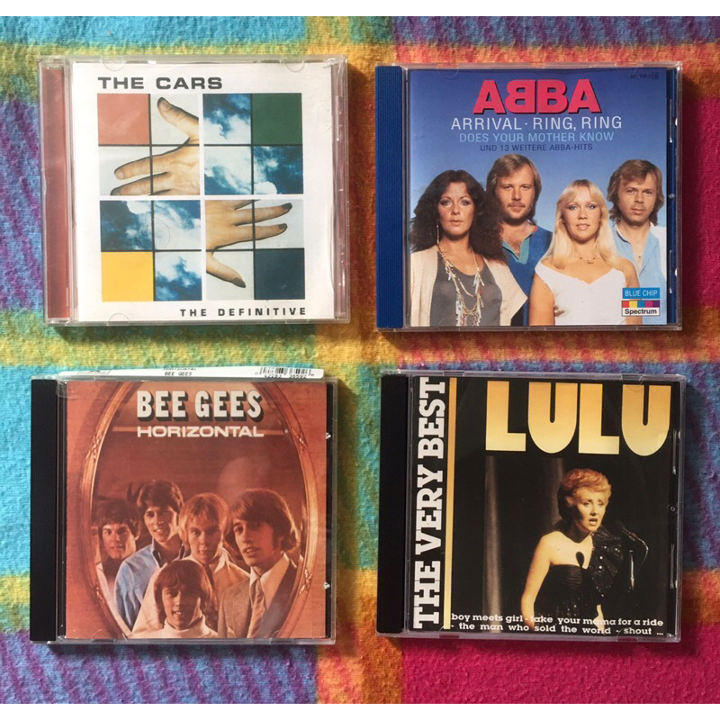 Cd เพลงสากล The Cars Abba Bee Gees LuLu