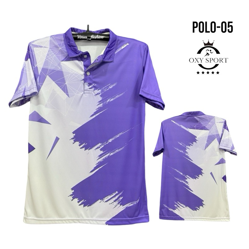 Oxy shop งานใหม่ พร้อมส่ง รุ่น POLO-05 (S-8XL) เสื้อโปโลสีสันสดใส ผ้านิ่มลื่นใส่สบาย ใส่ได้ทั้งชาย/หญิง