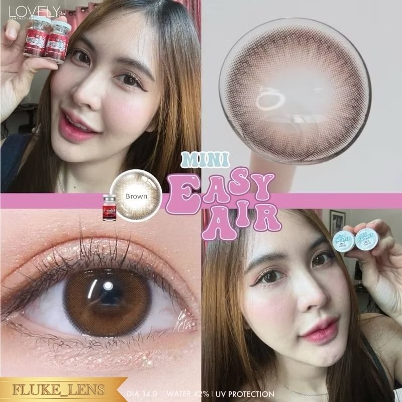 LOVELYPLUS รุ่น MINI EASY AIR คอนแทคเลนส์รายเดือน เลนส์สไตล์เกาหลี เลนส์ตาหวาน ละมุน ดูเป็นธรรมชาติ รูปที่ 6
