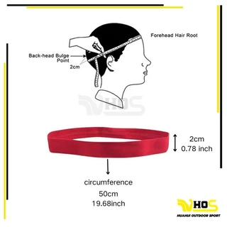 สายคาดผมนักกีฬา สายรัดผมนักฟุตบอล Headband กันเหงื่อ สายรัดผม ที่คาดผม ซับเหงื่อ รัดผม