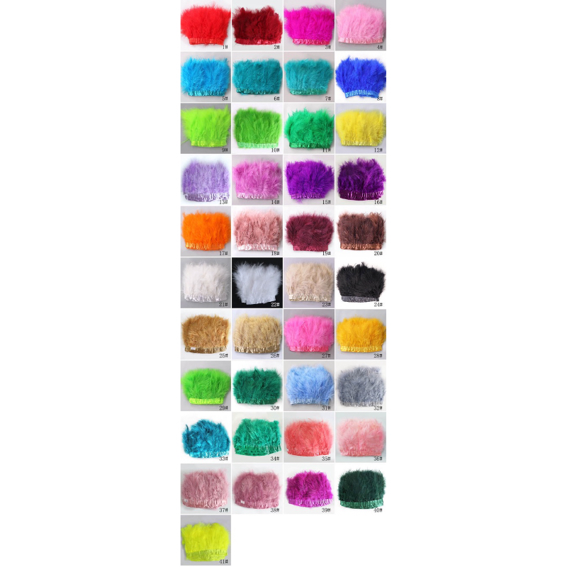 ขนฟู มี9สี สีสดใส หนึ่งพับยาว 2 เมตร