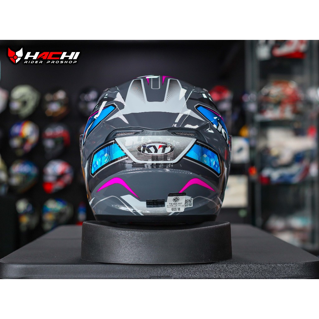 KYT STRIKER - #01 Gray/Blue - รูปที่ 3