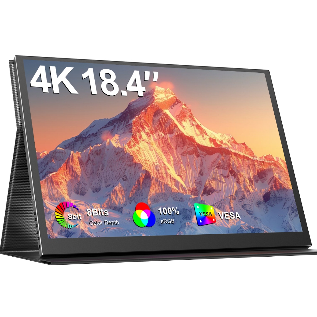 UPERFECT 【Local delivery】4K Computer Monitor, 18.4"inch UHD Monitor[100% sRGB Wide Color Gamut]