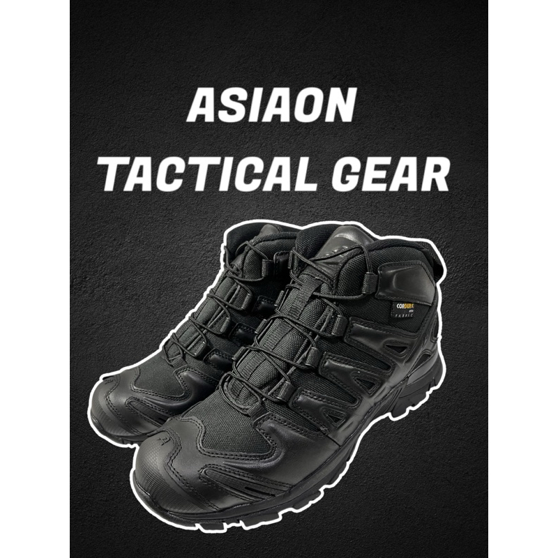 รองเท้ายุทธวิธีสไตล์แทคติคอล Asiaon เหมาะสำหรับกิจกรรมภาคสนาม และเดินป่า กันน้ำได้ สินค้าส่งจากไทย