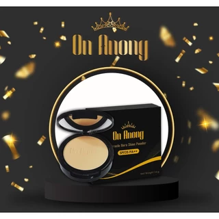 แป้งอรอนงค์ OnAnong แป้งพัฟแต่งหน้า เนื้อบางเบา คุมมัน ปกปิดดีเยี่ยม มี 2สี