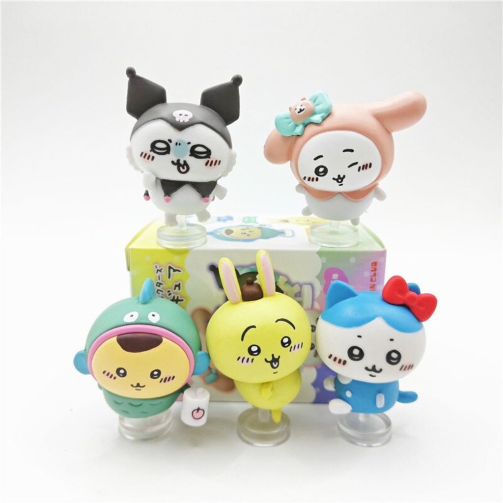 [เลือกแบบได้] Chiikawa x Sanrio ฟิกเกอร์จิคาวะ x ซานริโอ้ สินค้าพร้อมส่ง