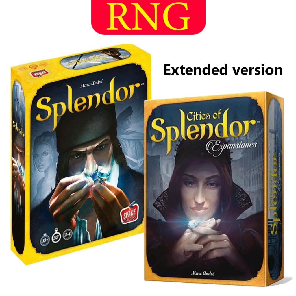 Splendor Board game เหรียญพลาสติก (ภาษาอังกฤษ) - บอร์ดเกม เกมค้าเพชร กล่องแข็งพรีเมี่ยม สินค้าพร้อมส่ง