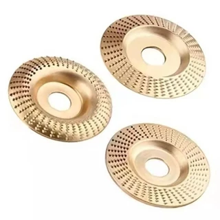 YP-342 ใบเจียร์ขัดไม้ ใบขัดไม้ 100mm โลหะทังสเตนคาร์ ใบเจียร์ไม้แบบแบน ใบเจียร์แกะสลัก บุ้งขัดไม้ เครื่องมือแกะสลักไม้แ