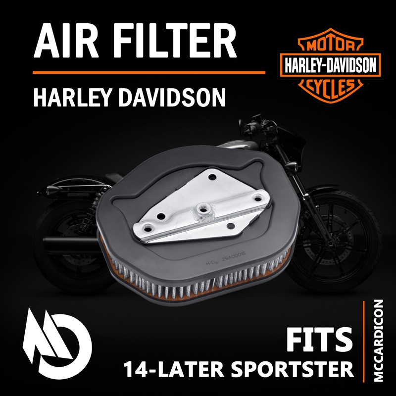 กรองอากาศ แท้ (Air Filter) ฮาเลย์ เดวิดสัน Harley-Davidson (29400015) สำหรับ Sportster ปี 14 ขึ้นไป