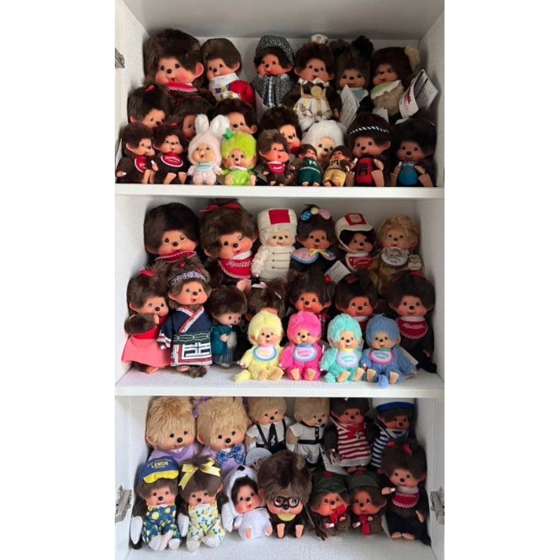 พร้อมส่ง​ มีส่วนลด30% monchhichi​ พวงกุญแจ​/ตุ๊กตา​monchhichi​
