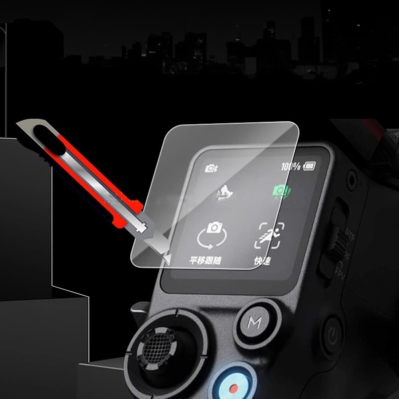 ฟิล์มกระจกนิรภัยกันรอยหน้าจอ DJI RS3 Mini กันรอยขีดข่วน 2.5D