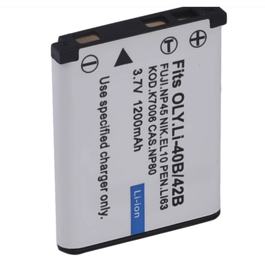 สำหรับ Olympus Olympus Li42B แบตเตอรี่กล้อง 42B แบตเตอรี่ EL10 FNP-45 CNP-80