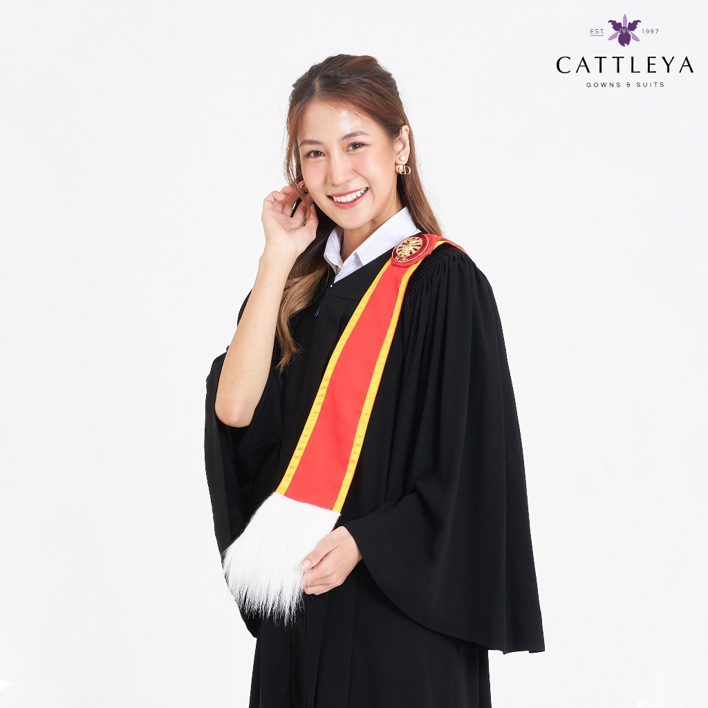 ชุดครุยธรรมศาสตร์ รวมแถบคณะ (มธ.)ทุกคณะ  - ครุยคัทลียา Cattelya