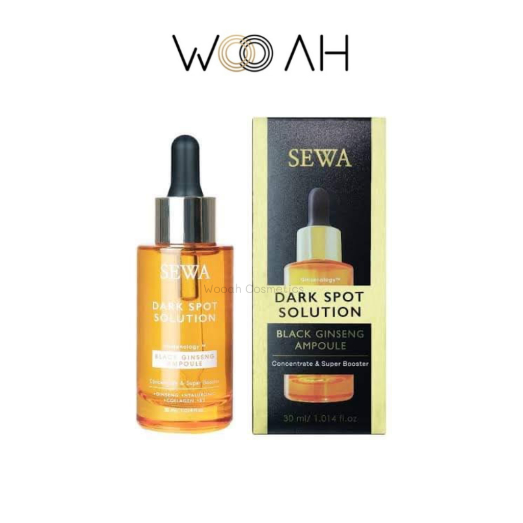 เซรั่มโสมดำ Sewa Dark Spot Solution Black Ginseng Ampoule เซวา แก้ฝ้า ลดจุดด่างดำ หน้าใส