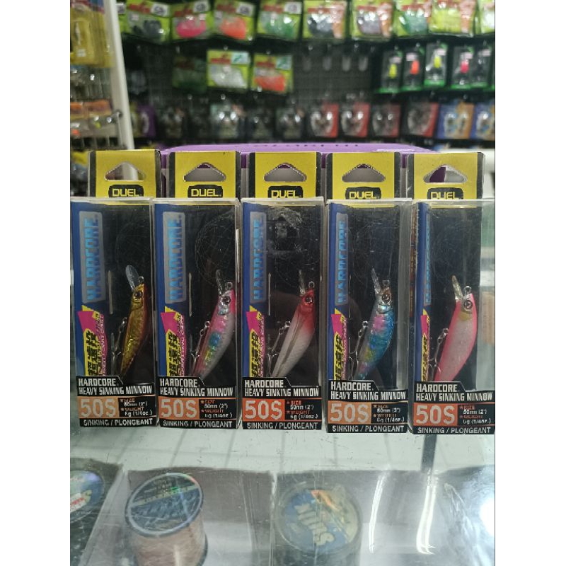 Duel Hardcore Heavy Sinking Minnow 50s