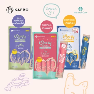 Natural Core Merry Chu ขนมเเมวเลีย ไม่ใส่เกลือ น้ำตาล คุณค่าทางสารอาหารสูง ขนมแมวเลียสำหรับแมว