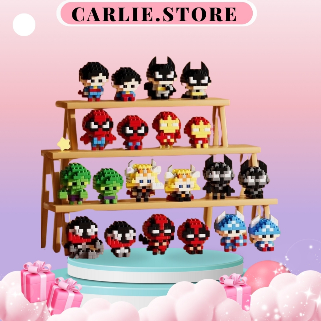 บล็อกตัวต่อ Cute Model แบบใหม่ ซื้อ 1 ต่อได้ 2 แบบ มี 28 ลาย