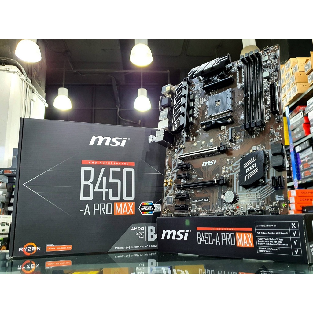 MSI B450-A PRO MAX MAINBOARD