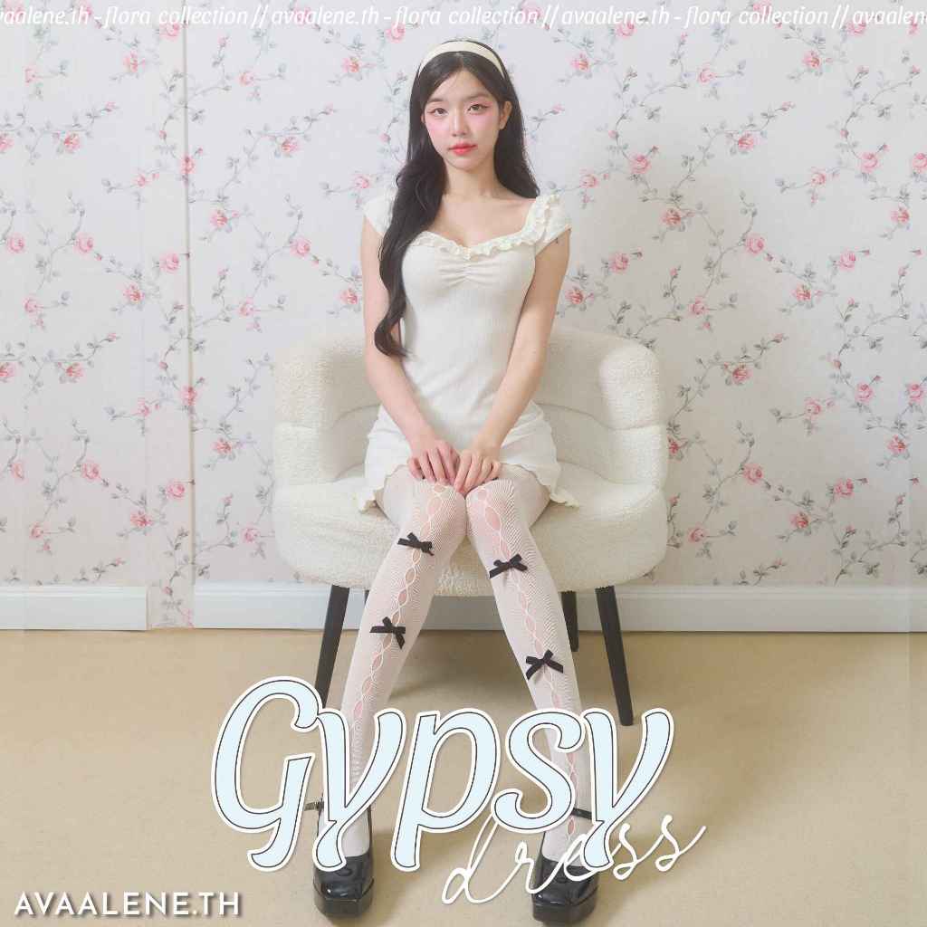 พร้อมส่ง 🤍 AVAALENE.TH - GYPSY DRESS