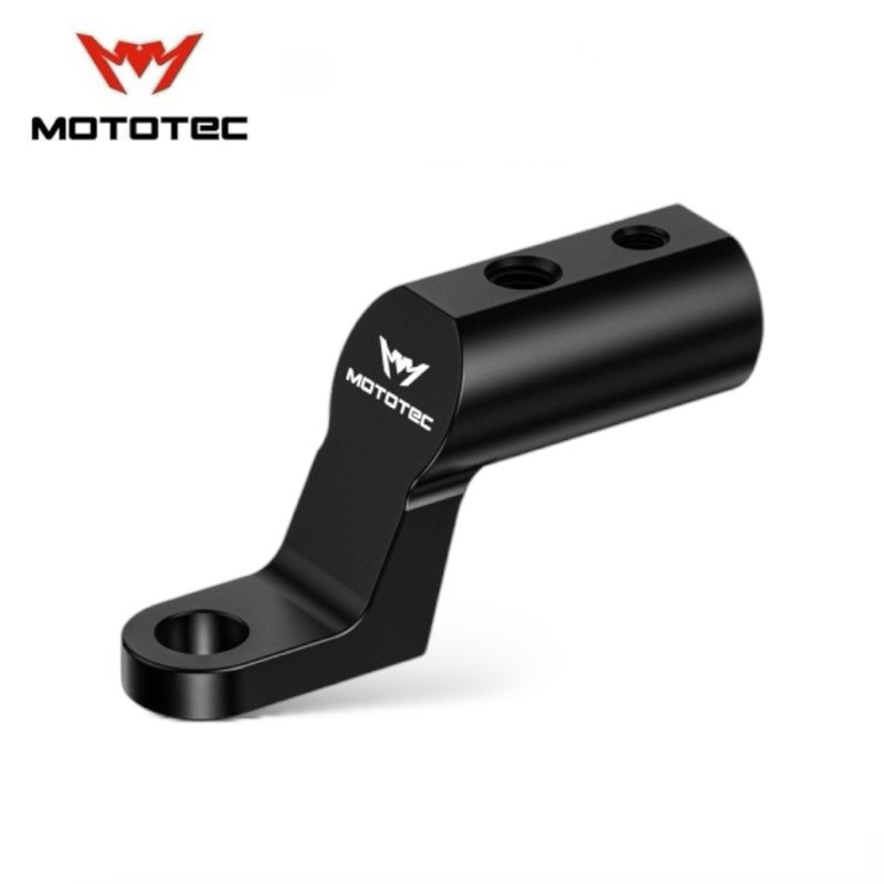 MOTOTEC MT-BA02 บาร์เสริมสั้น บาร์เสริม บาร์สั้นมอเตอร์ไซค์ ติดรูกระจก ขายึดกระจก แบบอลูมิเนียม CNC ลดการสั่น