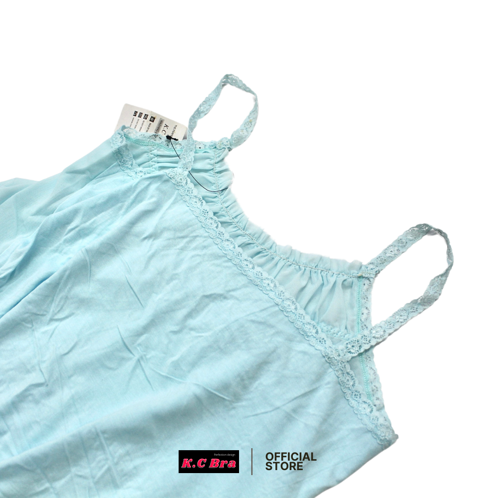 KC Bra รุ่น 7730 เสื้อมินิเดรส ชุดเดรสระบาย เดรสสายเดี่ยว ราคา ถูกที่สุด ดีลบีเคเค แกลเลอรีภาพที่ 2