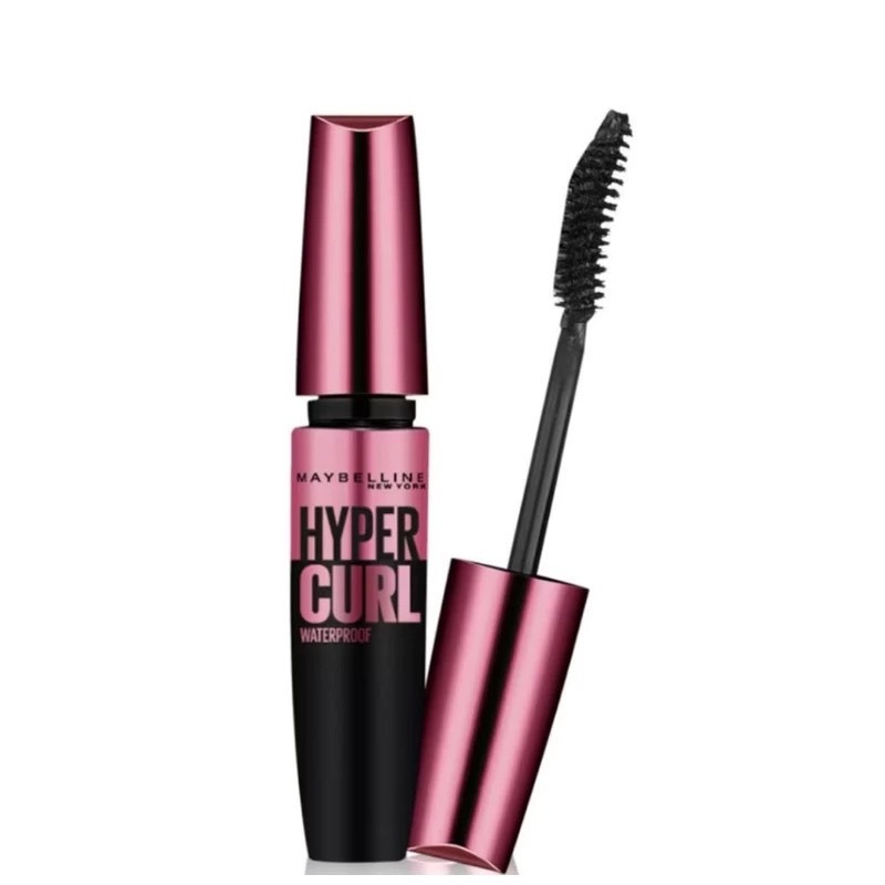 มาสคาร่า Maybelline HyperCurl วอเตอร์พรูฟ 9.2 มล. สีดำ กันน้ำและทนนาน