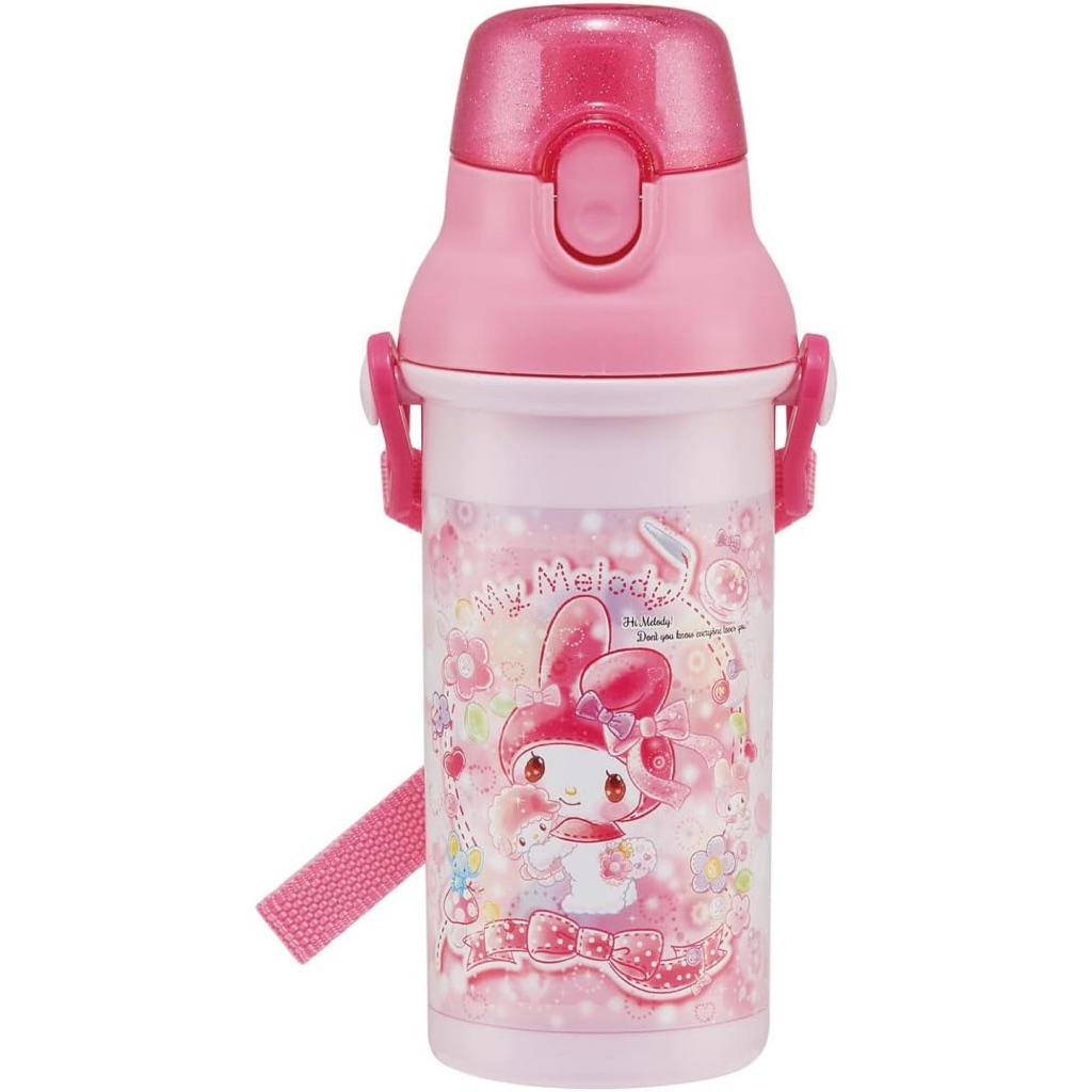 🇹🇭 Skater (PSB5SANAG-A) กระติก ขวดน้ำ ยกดื่ม ลาย My Melody Sparkling Doll Sanrio 480ml ของแท้นำเข้าจ
