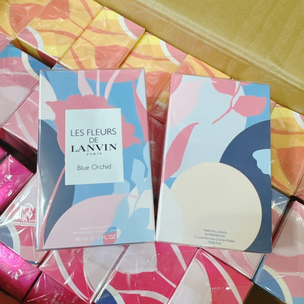 Lanvin Les Fleurs de Lanvin Blue Orchid EDT  90 ml กล่องซีล ราคา ถูกที่สุด ดีลบีเคเค แกลเลอรีภาพที่ 3
