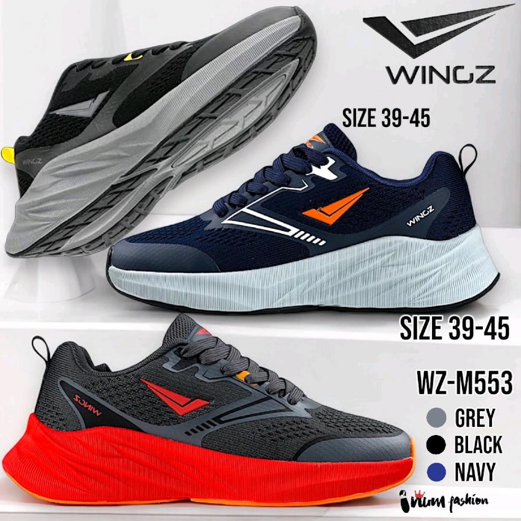 NFshoes รองเท้าผ้าใบ Wingz รองเท้าวิ่งสำหรับผู้ชาย ใส่ออกกำลังกาย น้ำหนักเบา รุ่น WZ-M553 ไซส์ 39-45 กีฬา Sport