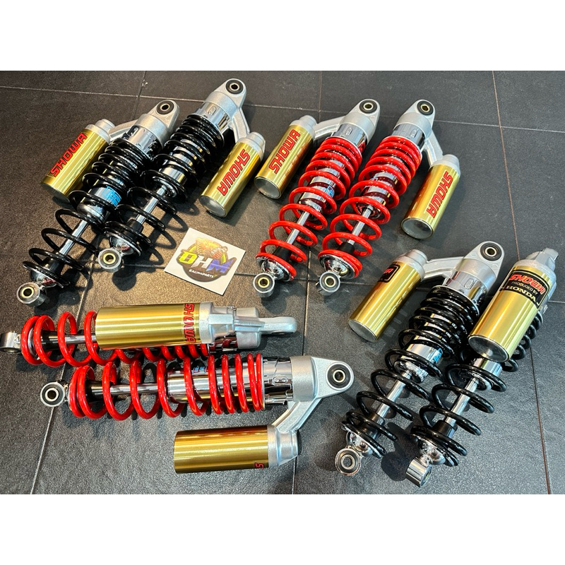 SHOWA เทค2 สตรัทเหล็ก ระบบเเก๊สเเท้ (งานเทียบเเท้ เกรดตัวเเพง) สำหรับใส่ WAVE-DREAM ยาว330มิล รับประกัน เเตก รั่ว 6เดือน
