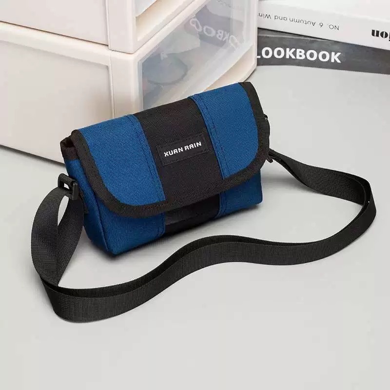 (B313#)กระเป๋าสะพายข้าง สไตล์เกาหลี แฟชั่นมาใหม่ มีซิป เรียบง่าย - รูปที่ 5