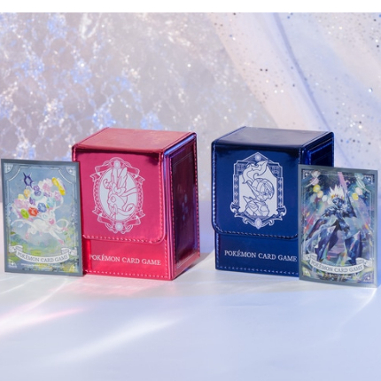 [Pokemon Japan] Flip Deck Case & Sleeve Premium Gloss Nymphia, Saw Blaze ลิขสิทธิ์แท้ Pokémon Center