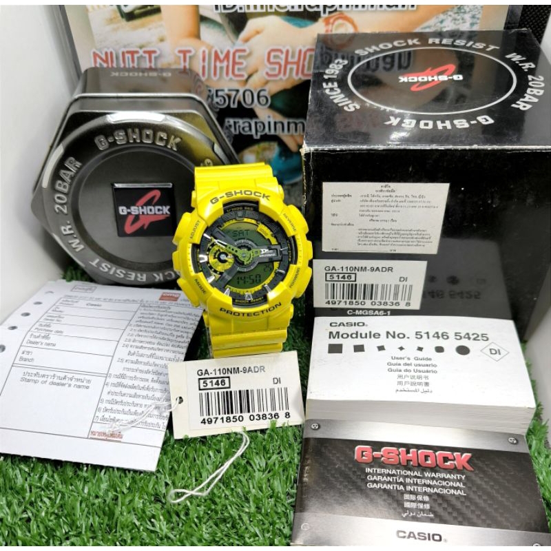 G-Shock มือสองรุ่น💛GA-110NM-9A🩶