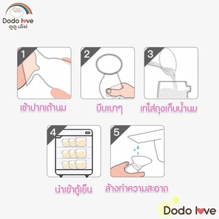 Dodolove ที่ปั๊มนม กรวยปั้มนมซิลิโคนสูญญากาศ กรวยปั๊มนมมือ มี 3 สีฟ้า / ชมพู / ขาว