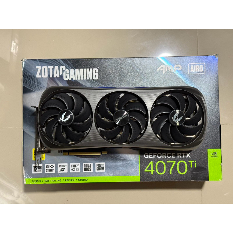 RTX4070Ti 12GB ZOTAC AMP AIRO EXTREME ประกันศูนย์ไทย มือสอง