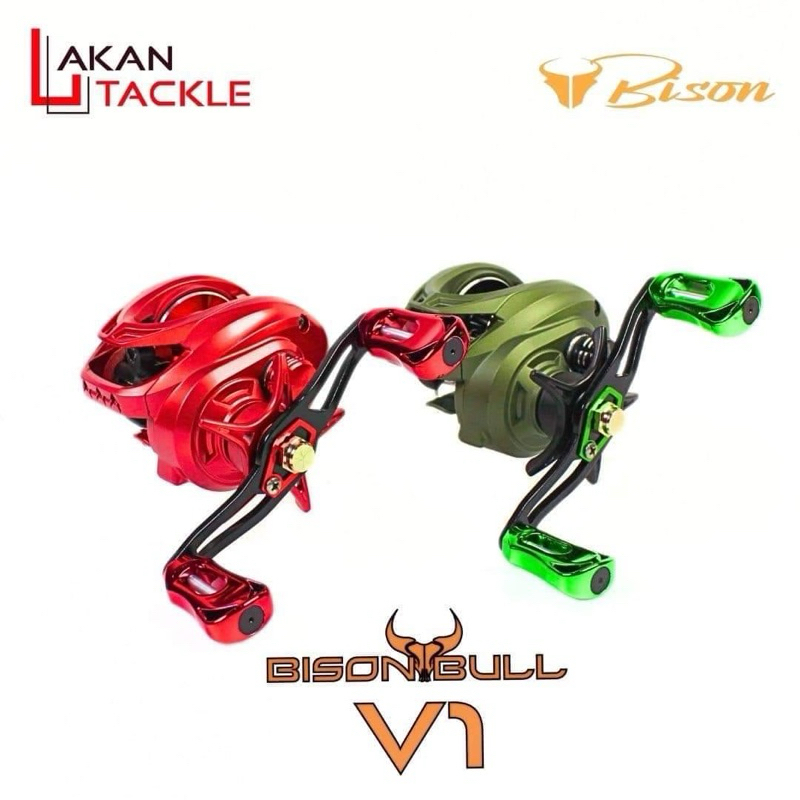 รอกตกปลา รอกเบท รอกหยอดน้ำ Bison Bull V1