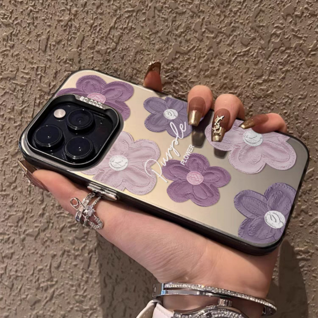 หรูหรา เคสแข็ง สง่างามดอกไม้ ins เคสvivo Y17 Y15 Y16 Y36 vivoY20 Y50 Y33T Y01 Y02 Y21 Y22 Y35 Y27 Y78 Y51 Y31 Y91