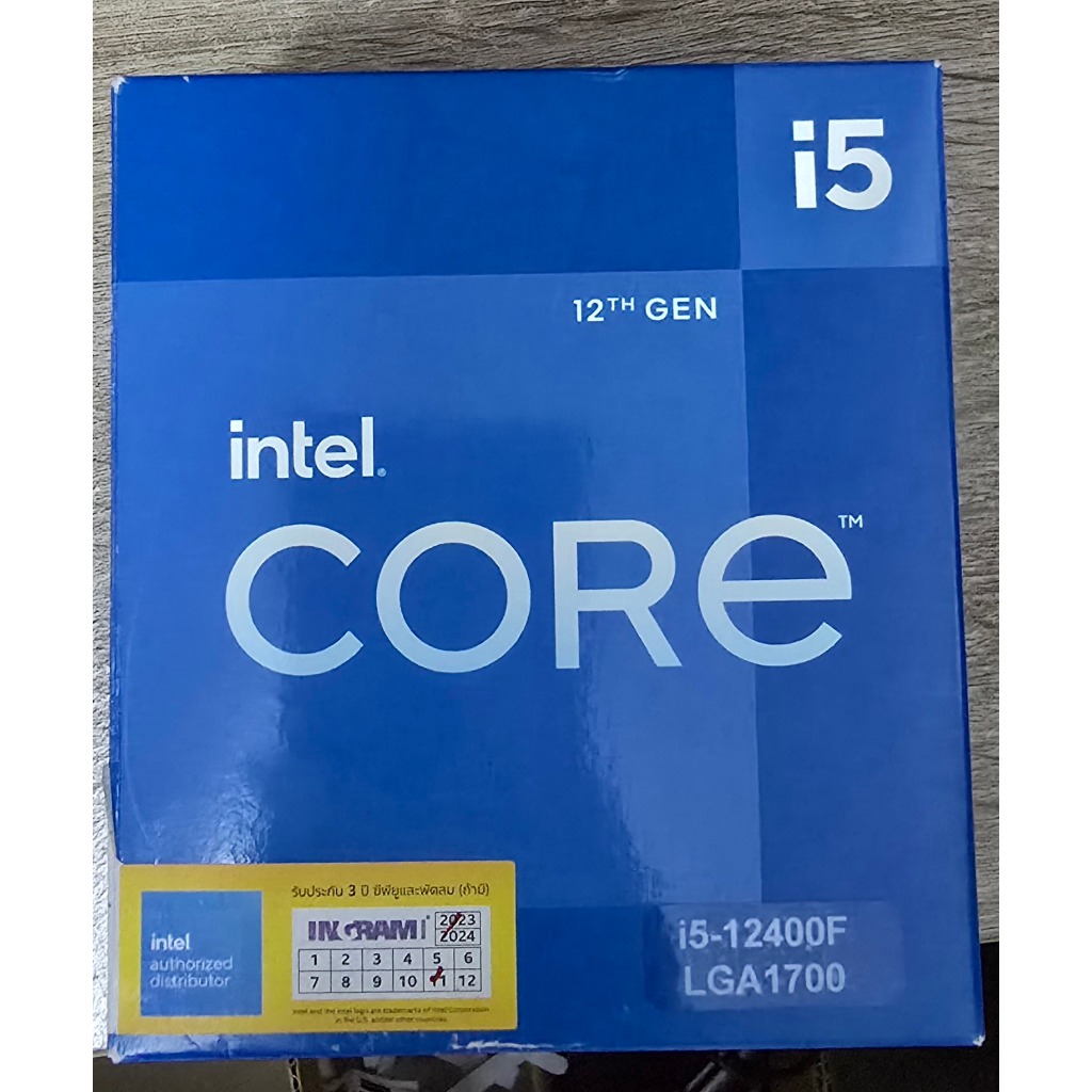 CPU INTEL CORE I5-12400F LGA 1700 มือสอง