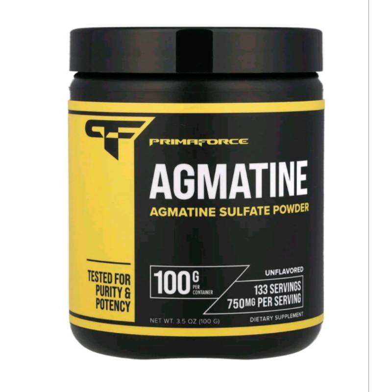 PrimaForce Agmatine Sulfate Powder  100g.- 133servings. Nitric Oxide