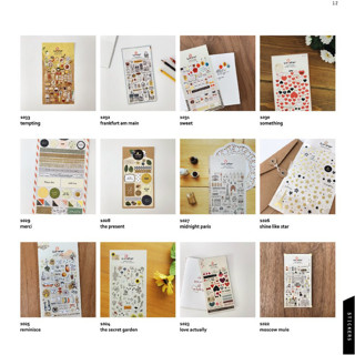 Suatelier Daily Deco Sticker (7) สติ๊กเกอร์น่ารัก สไตล์เกาหล…