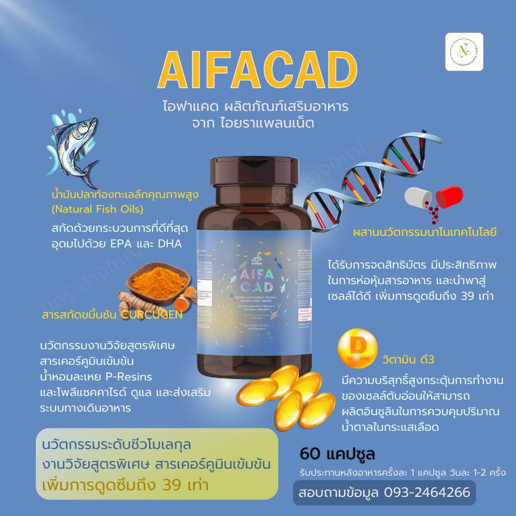 AIFACAD ( ไอฟาแคด ) งานวิจัยนวัตกรรมระดับชีวโมเลกุล เพื่อความสมดุลของระดับน้ำตาลในเลือด