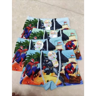 กางเกงซับในเด็กผู้ชาย แพ็กมี 10 ชิ้น คละสี เนื้อผ้านุ่มลื่น