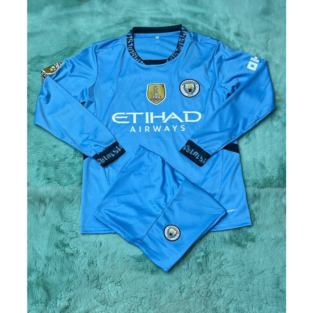 ชุดบอล ทีมCity แขนยาว ปี2024/25 ชุดผู้ใหญ่ ได้ทั้งชุด เสื้อพร้อมกางเกง ใหม่ล่าสุด