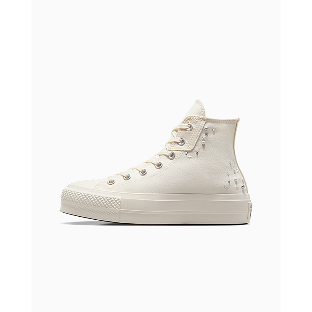 CONVERSE รองเท้า CTAS LIFT MENDED EMBELLISHMENT HI WHITE ผู้หญิง A12512CF_H4WTXX