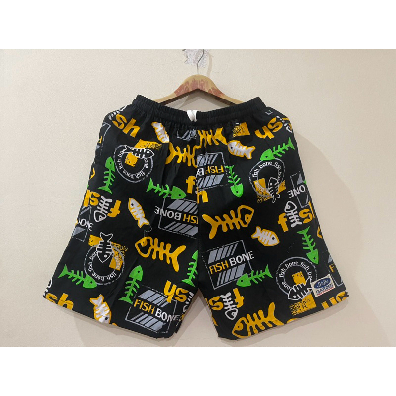 กางเกงเจเจขาสั้นลายก้างปลา Fish Boneมาใหม่สีสวยน่าใส Size M L XL