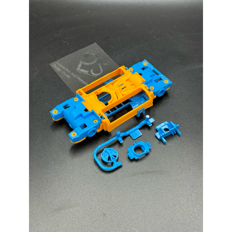 Tamiya mini 4WD MS L suspension ( โช้ค ) ฟ้า เหลือง