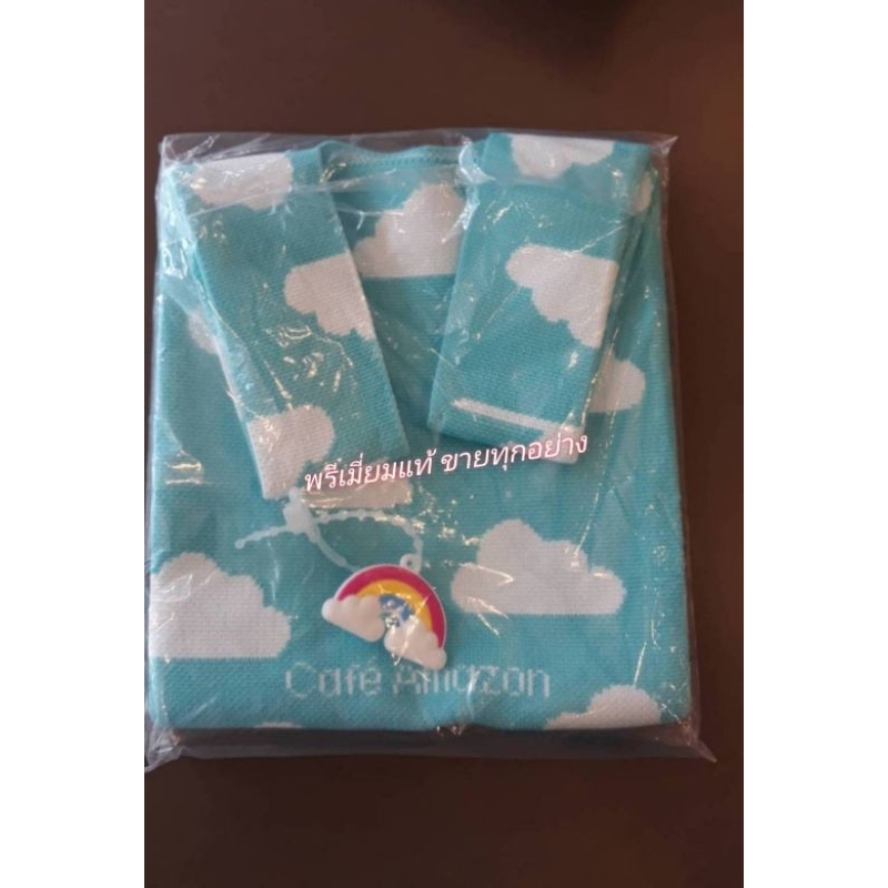 Café Amazon Knitting Bag กระเป๋าถัก ไหมพรม พร้อมสายคล้องสุด Cute มีให้เลือกสะสม ถึง 3 ลาย แท้อเมซอน100%