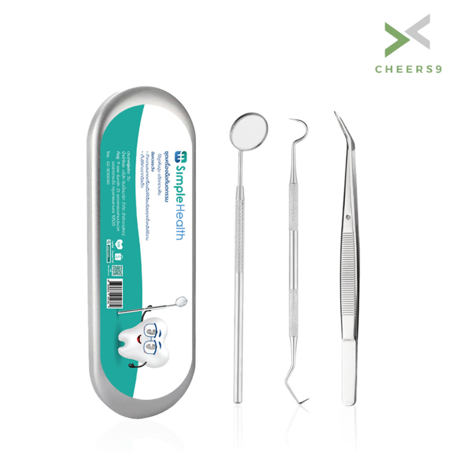 ที่ขูดหินปูน  ชุดขูดหินปูน ทำความสะอาดช่องปาก 3/6/7 ชิ้น cheers9