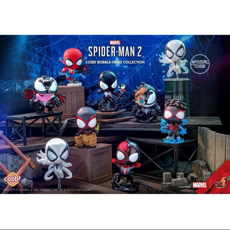 กล่องสุ่ม Spider Man 2 Cosbi Bobble-Head Collection.