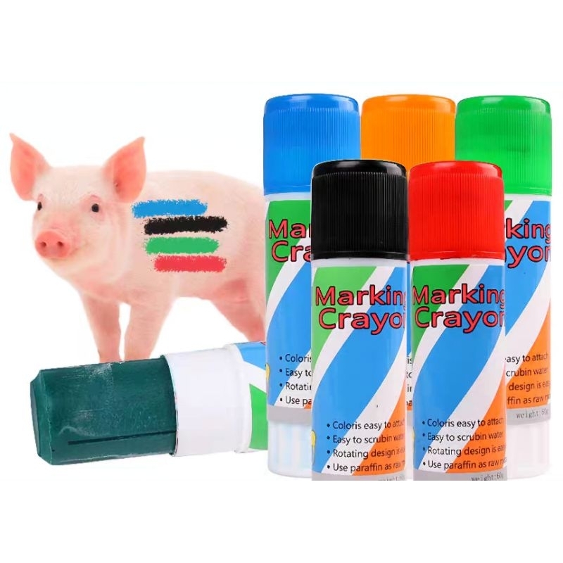 สีทำเครื่องหมายสัตว์,ดินสอสีมาร์คสัตว์ ดินสอเขียนสัตว์(60กรัม)